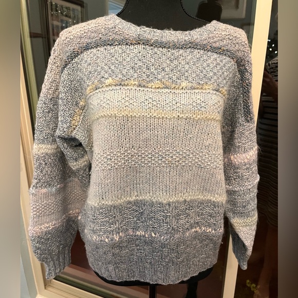 RARE Vintage Victoria Gibson Handknit Scotland Wool Sweater - Picture 1 of 9